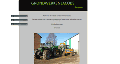 Desktop Screenshot of grondwerken-jacobs.be