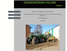 Tablet Screenshot of grondwerken-jacobs.be